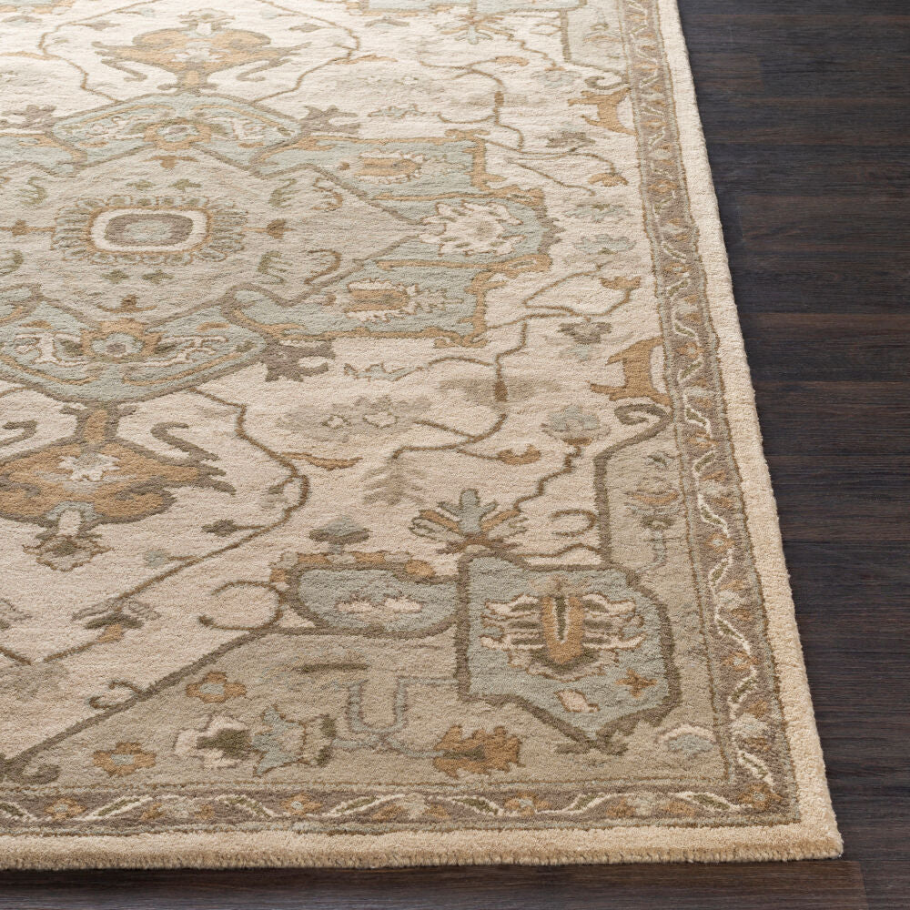 Caesar Beige/Tan Handmade Rug CAE-1143 - front
