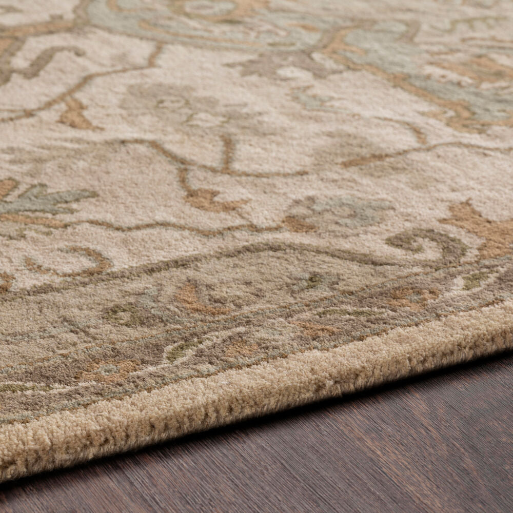 Caesar Beige/Tan Handmade Rug CAE-1143 - texture