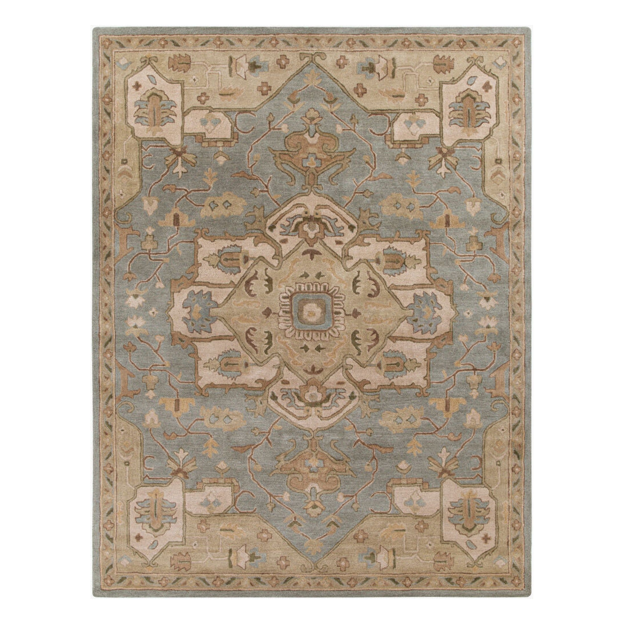 Caesar Beige/Tan Handmade Rug CAE-1144 - 10' x 14'