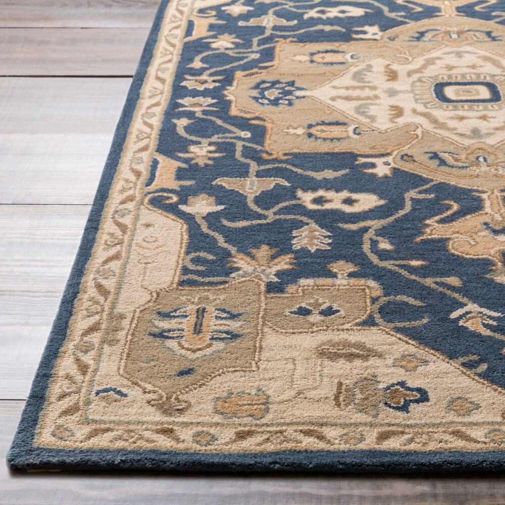 Caesar Brown/Taupe Handmade Rug CAE-1145 - front