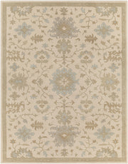 Caesar Light Beige/Sage Handmade Rug - 10' x 14'