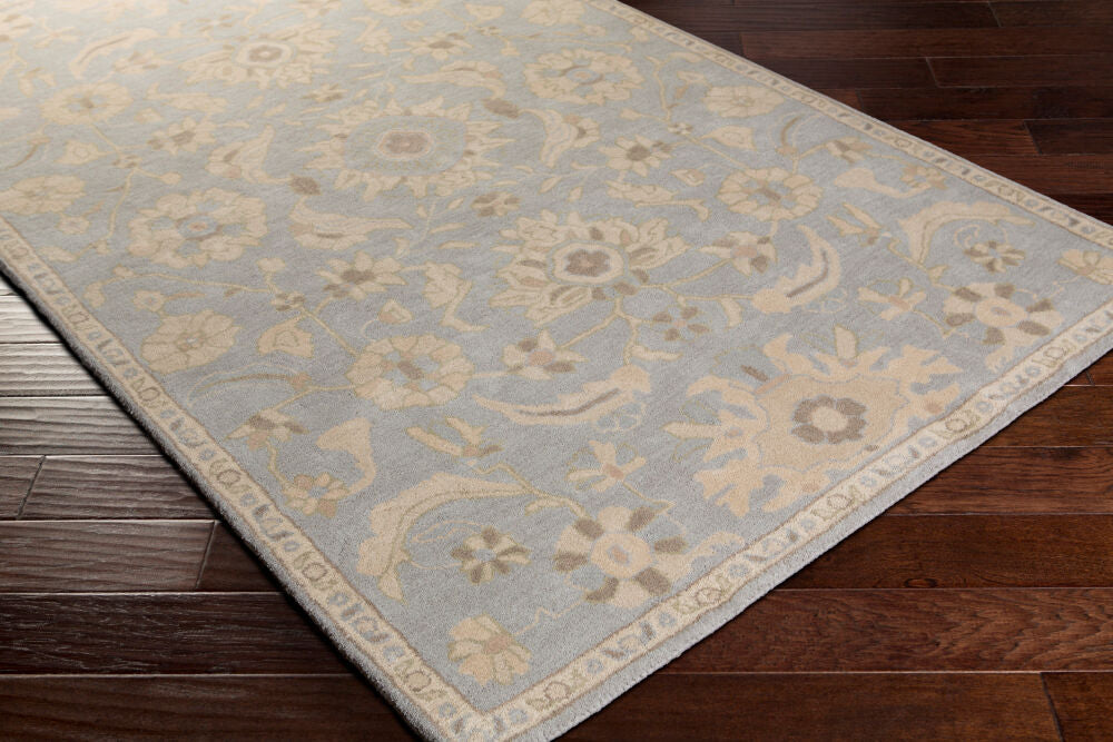 Caesar Beige/Tan Handmade Rug CAE-1162 - corner