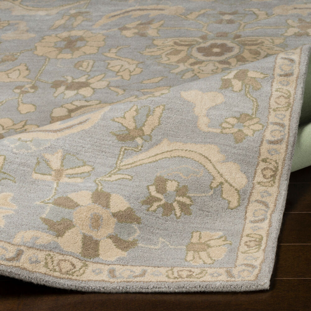 Caesar Beige/Tan Handmade Rug CAE-1162 - fold