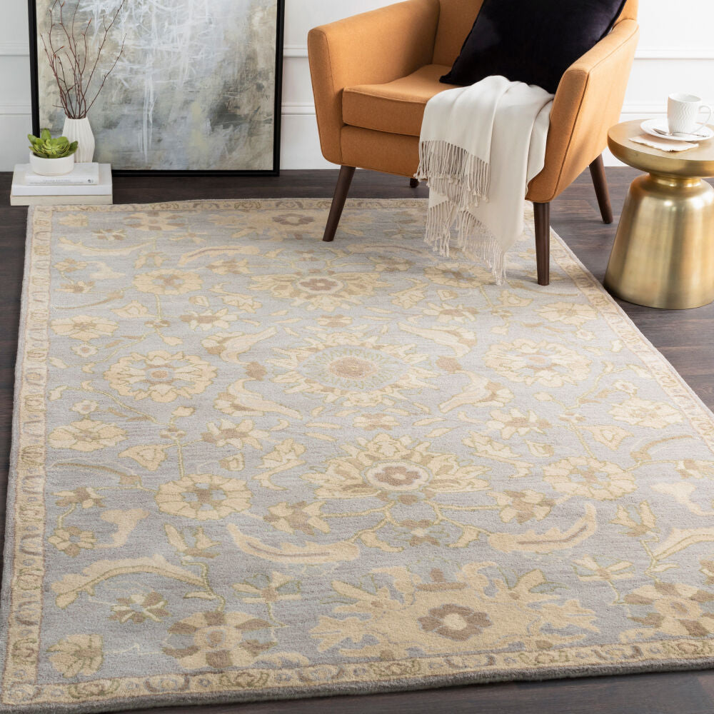 Caesar Beige/Tan Handmade Rug CAE-1162 - roomscene