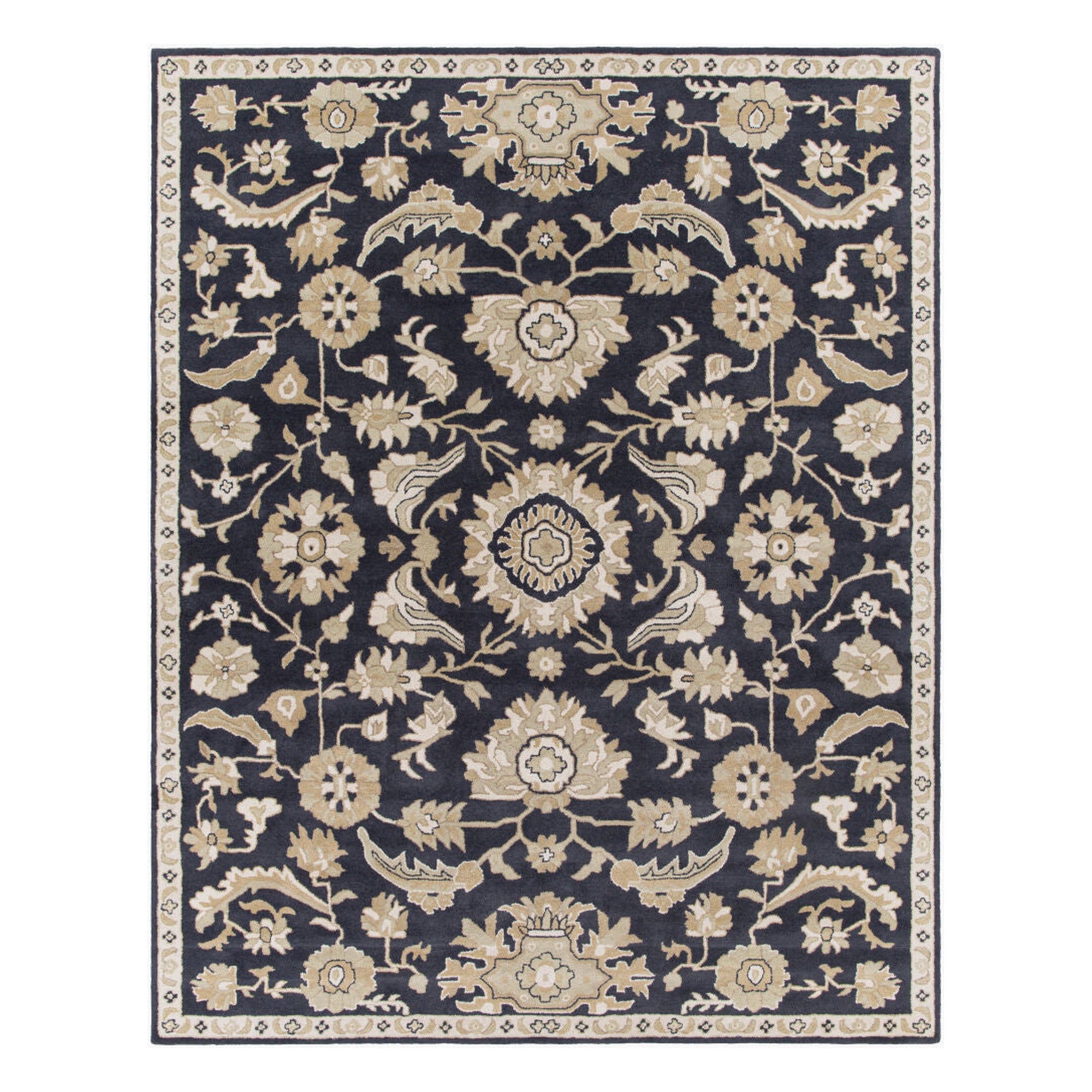 Caesar Brown/Sage Handmade Rug - 10' x 14'