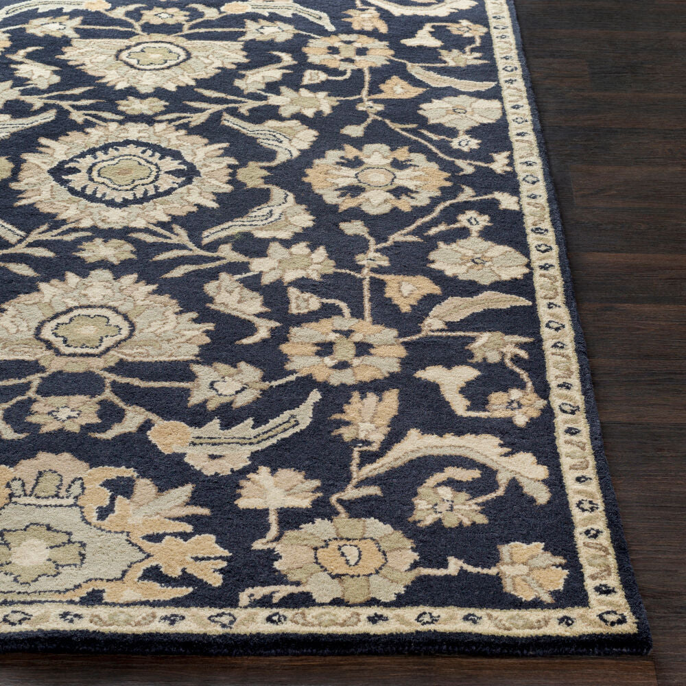 Caesar Brown/Sage Handmade Rug - front
