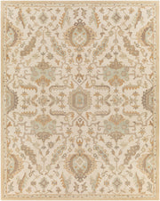 Caesar Cream/Light Olive Handmade Rug - 10' x 14'