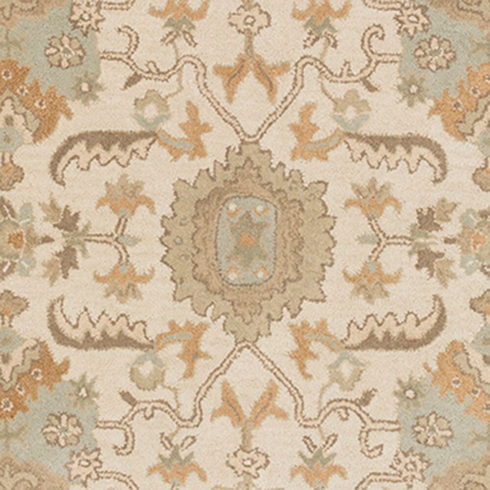 Caesar Cream/Light Olive Handmade Rug - swatch