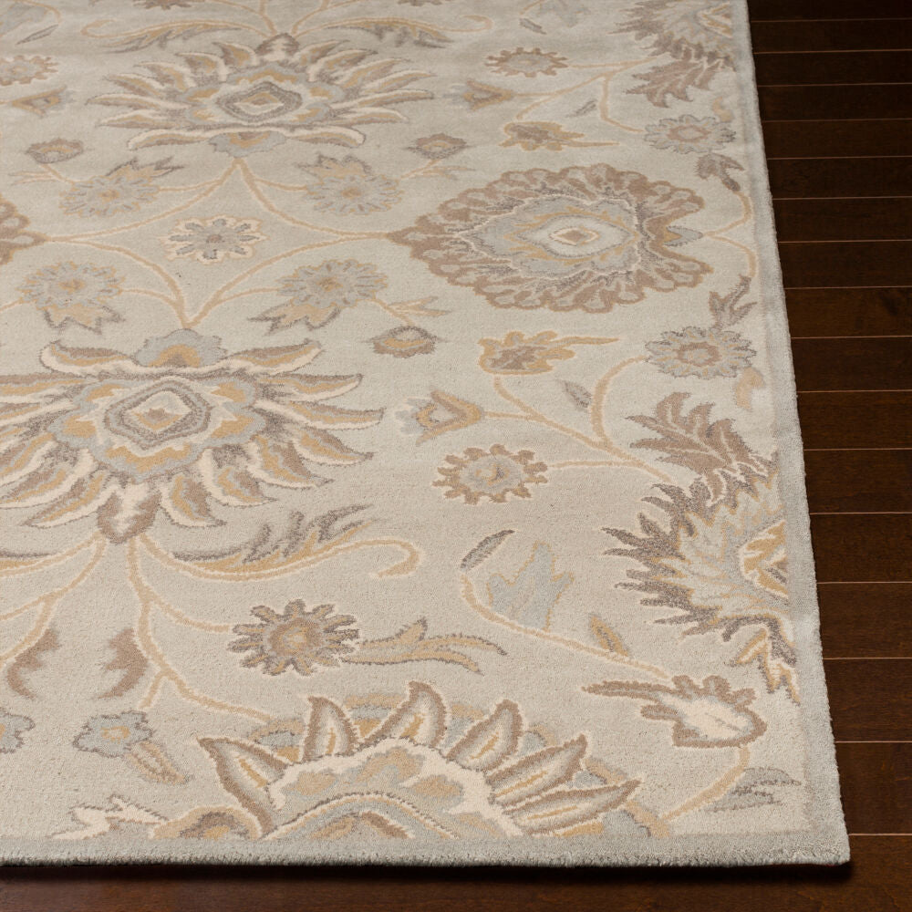 Caesar Ivory/Taupe Handmade Rug - front