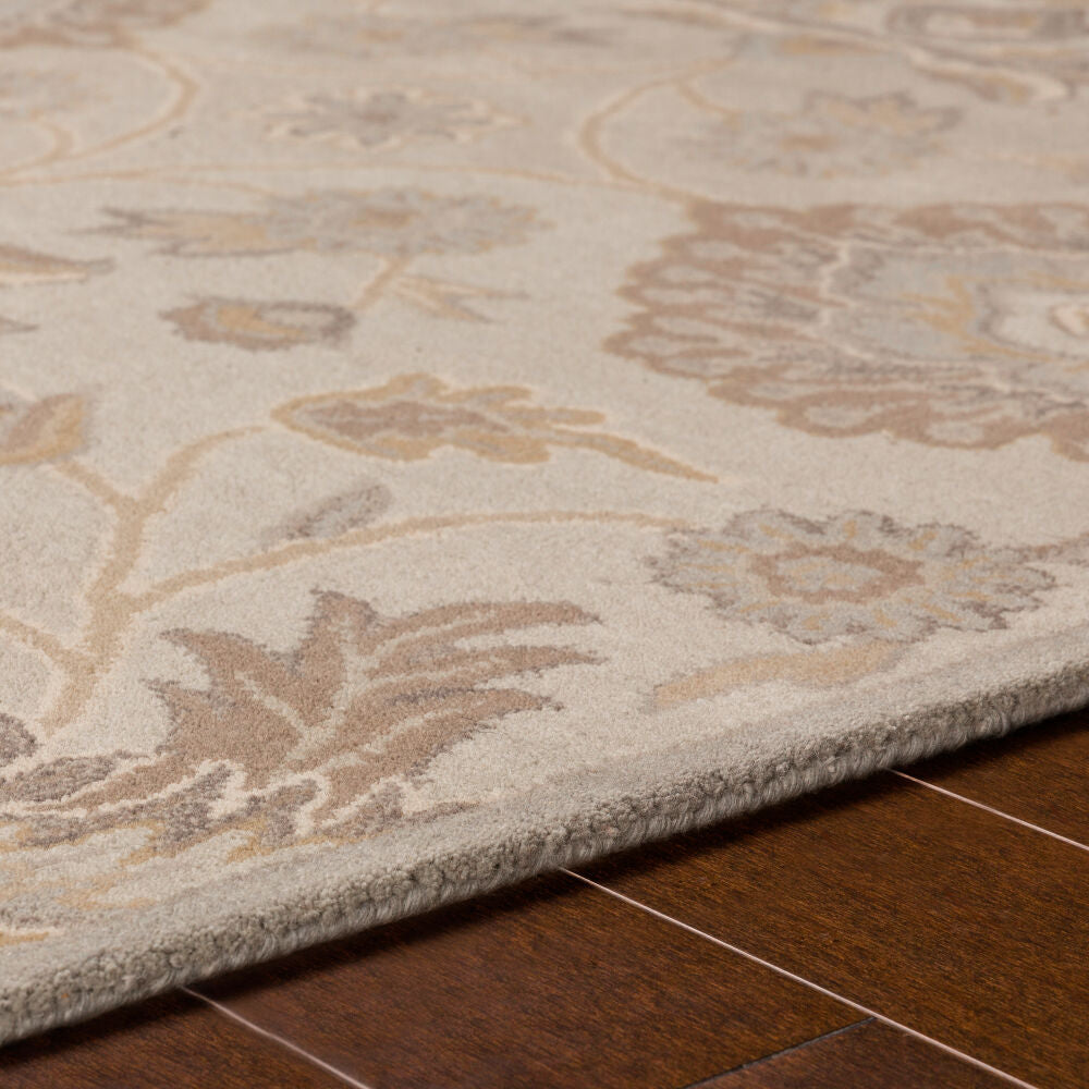 Caesar Ivory/Taupe Handmade Rug - texture