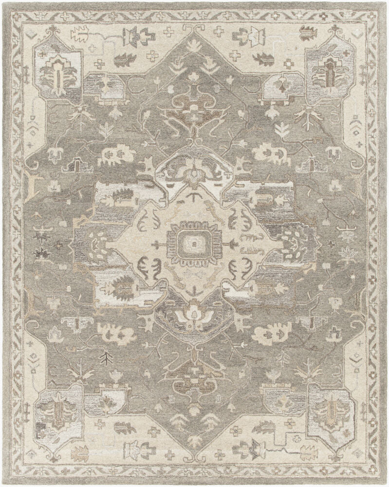 Caesar Black/Taupe Handmade Rug CAE-1196 - 10' x 14'
