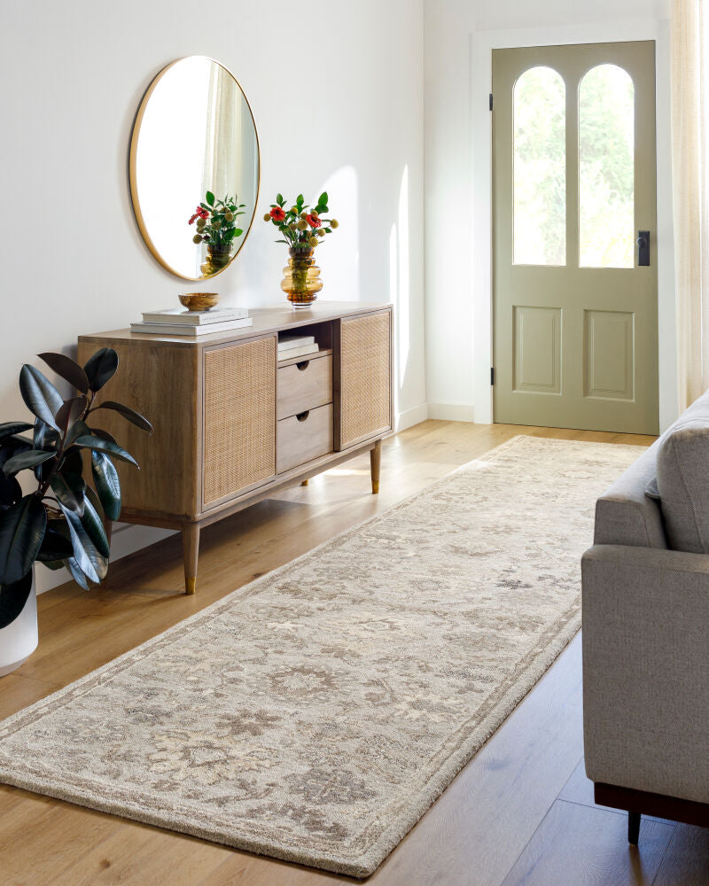 Caesar Black/Taupe Handmade Rug CAE-1197 - roomscene