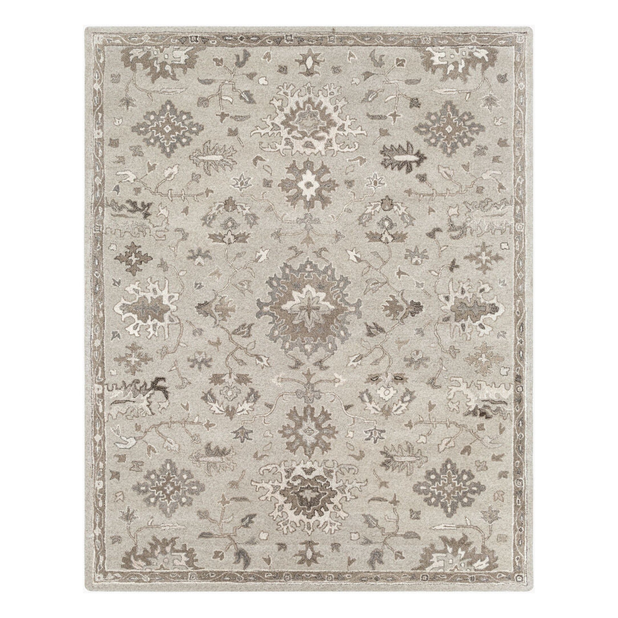 Caesar Black/Taupe Handmade Rug CAE-1197 - 10' x 14'