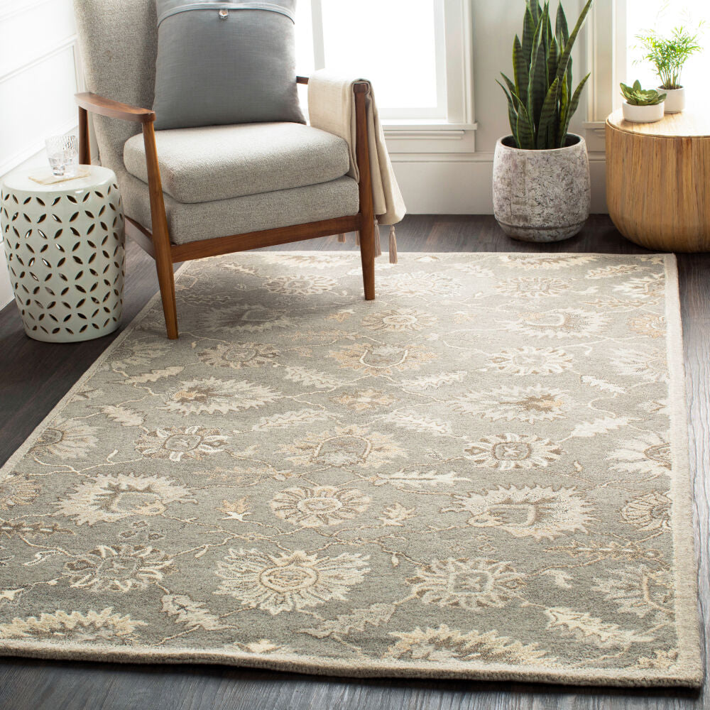 Caesar Black/Taupe Handmade Rug CAE-1199 - roomscene