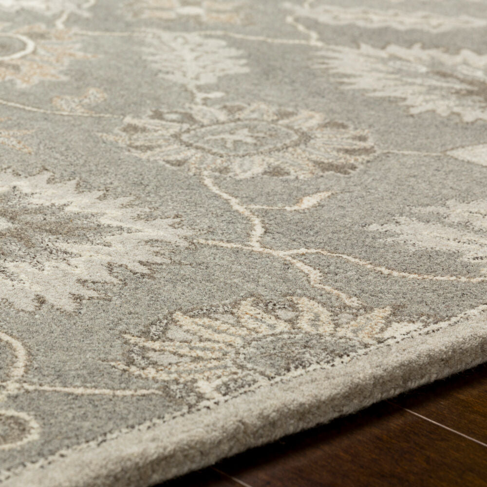 Caesar Black/Taupe Handmade Rug CAE-1199 - texture