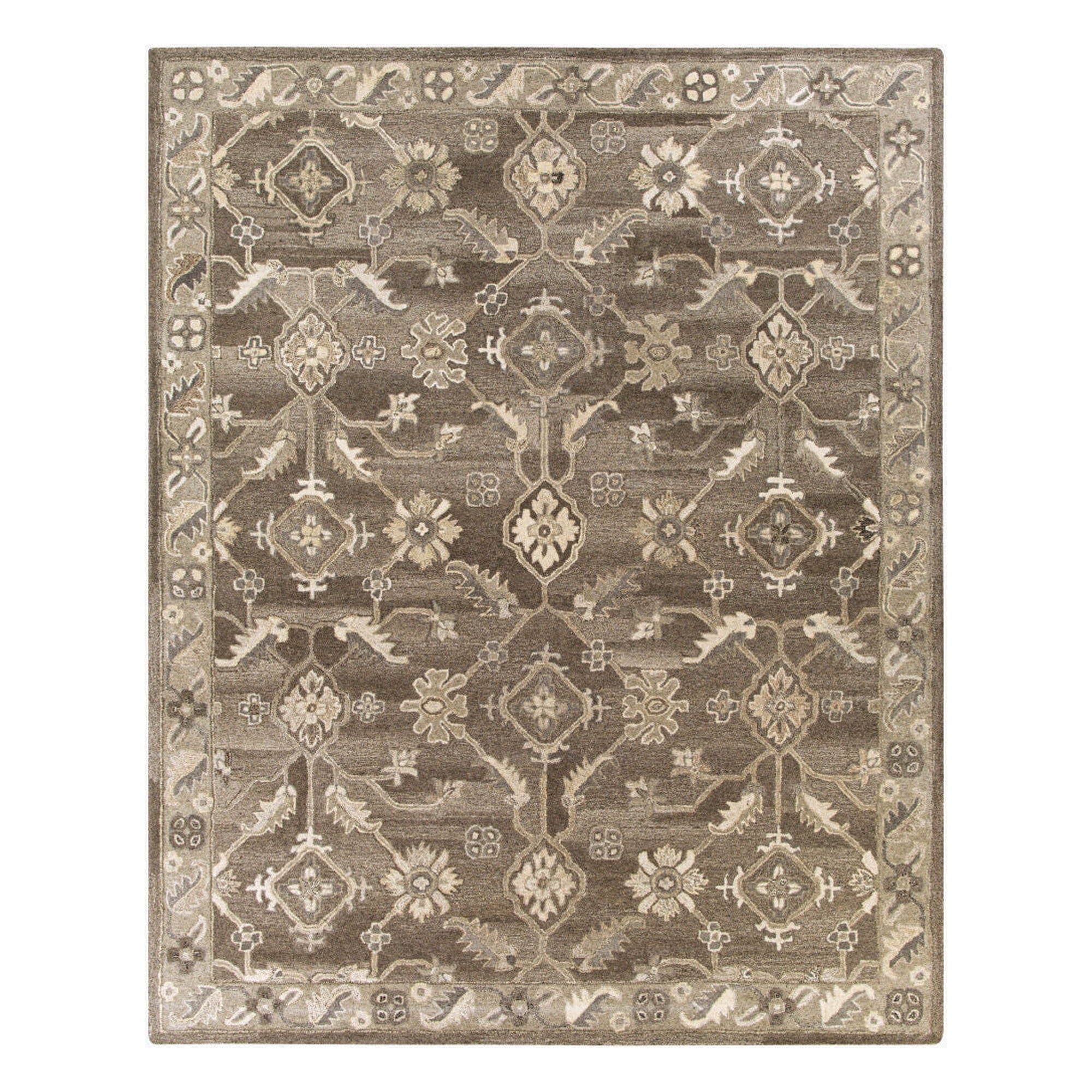 Caesar Black/Taupe Handmade Rug CAE-1200 - 10' x 14'