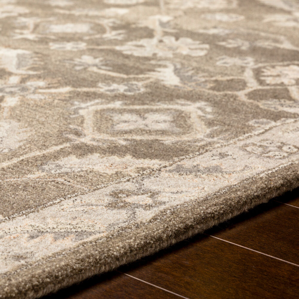 Caesar Black/Taupe Handmade Rug CAE-1200 - texture