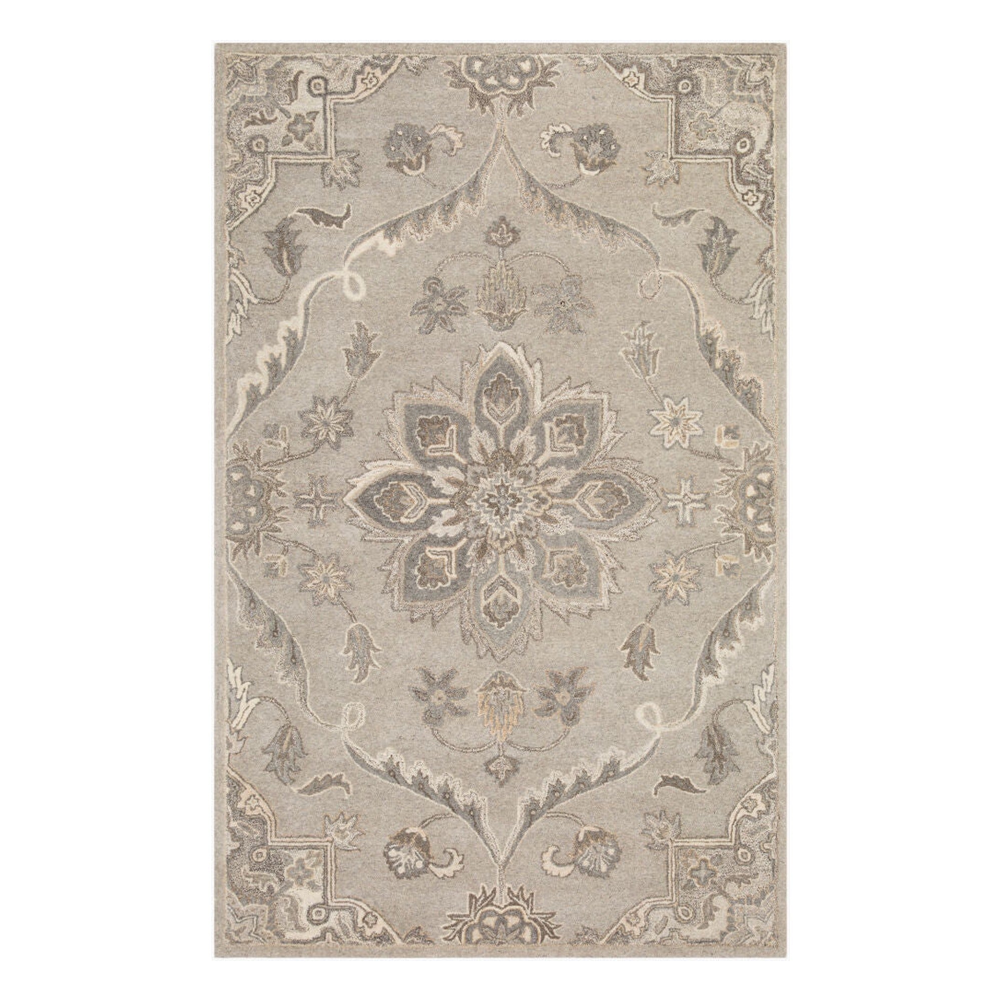 Caesar Black/Taupe Handmade Rug CAE-1201 - 10' x 14'