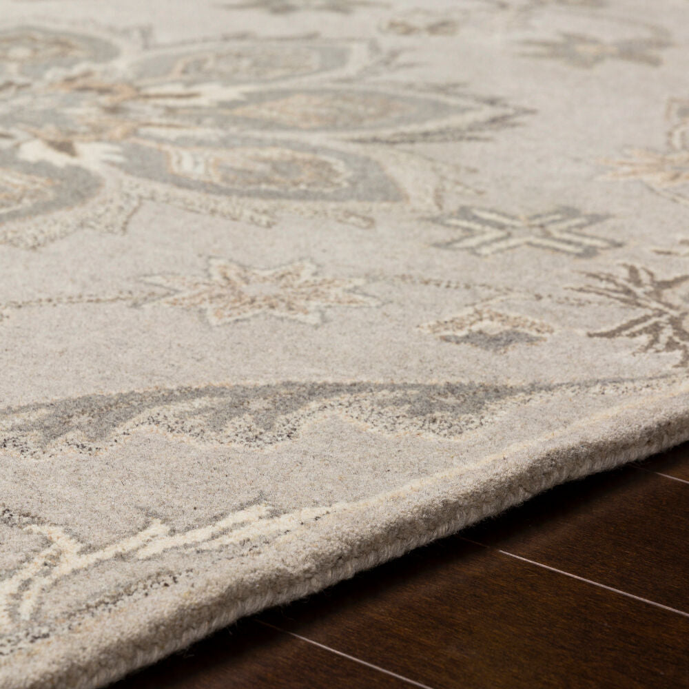 Caesar Black/Taupe Handmade Rug CAE-1201 - texture