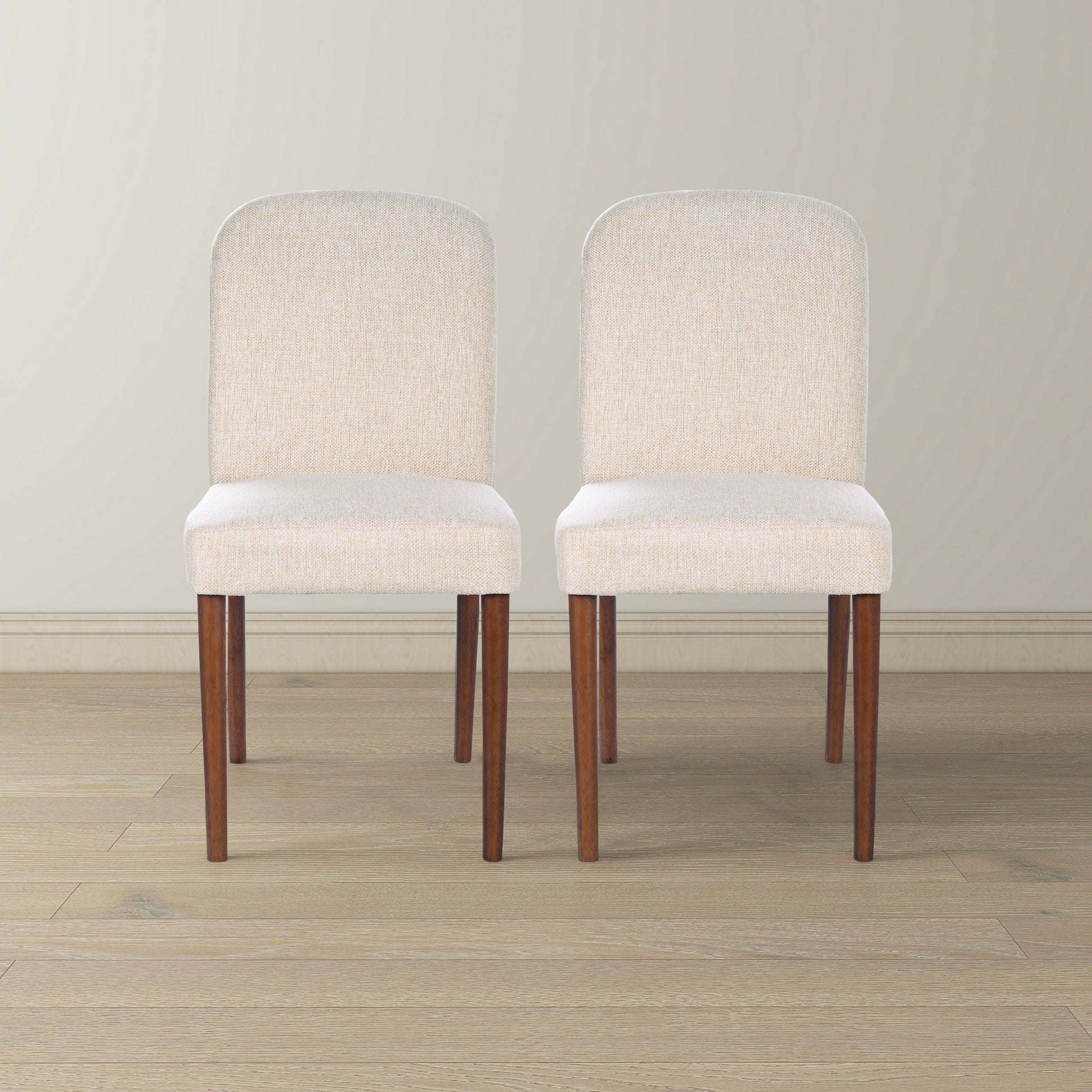 Capri Modern Dining Chair | Fashionable Performance Fabric and Solid Wood Frame