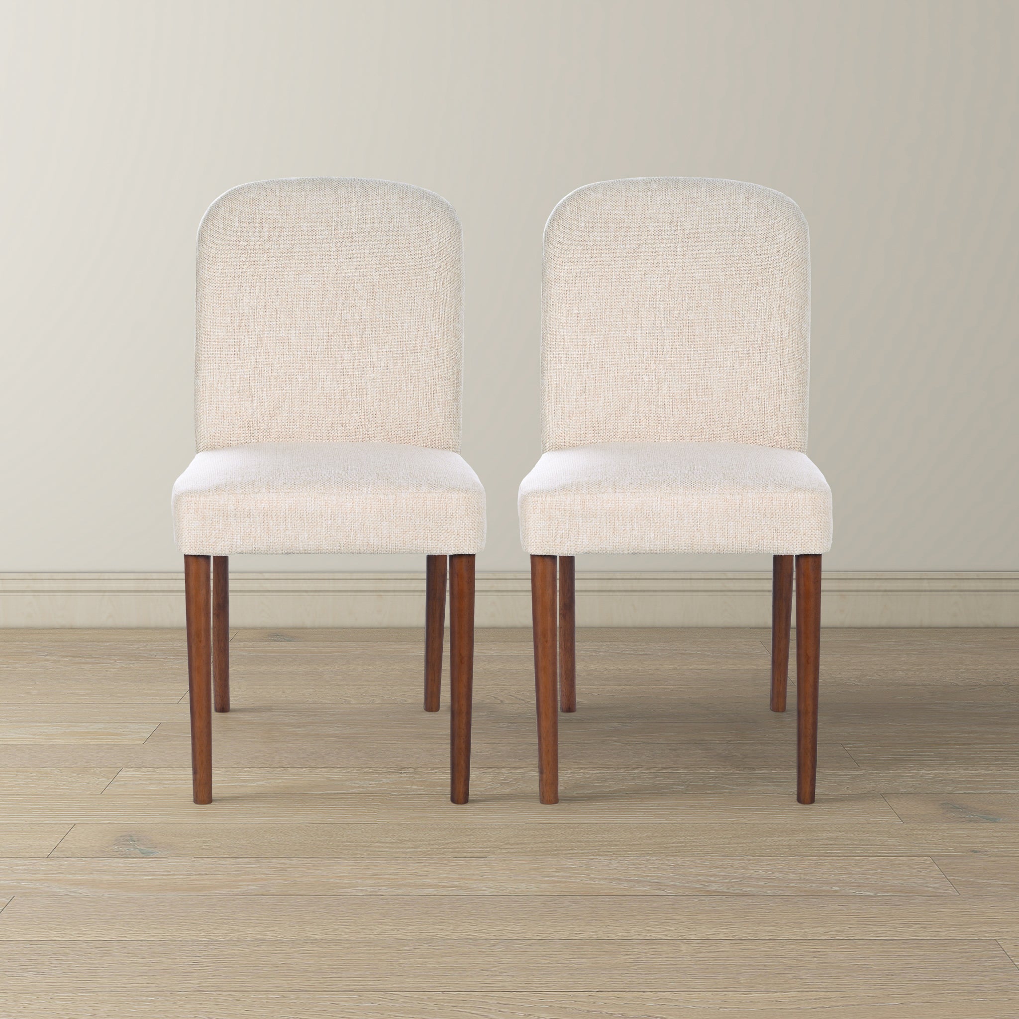 Capri Modern Dining Chair | Fashionable Performance Fabric and Solid Wood Frame
