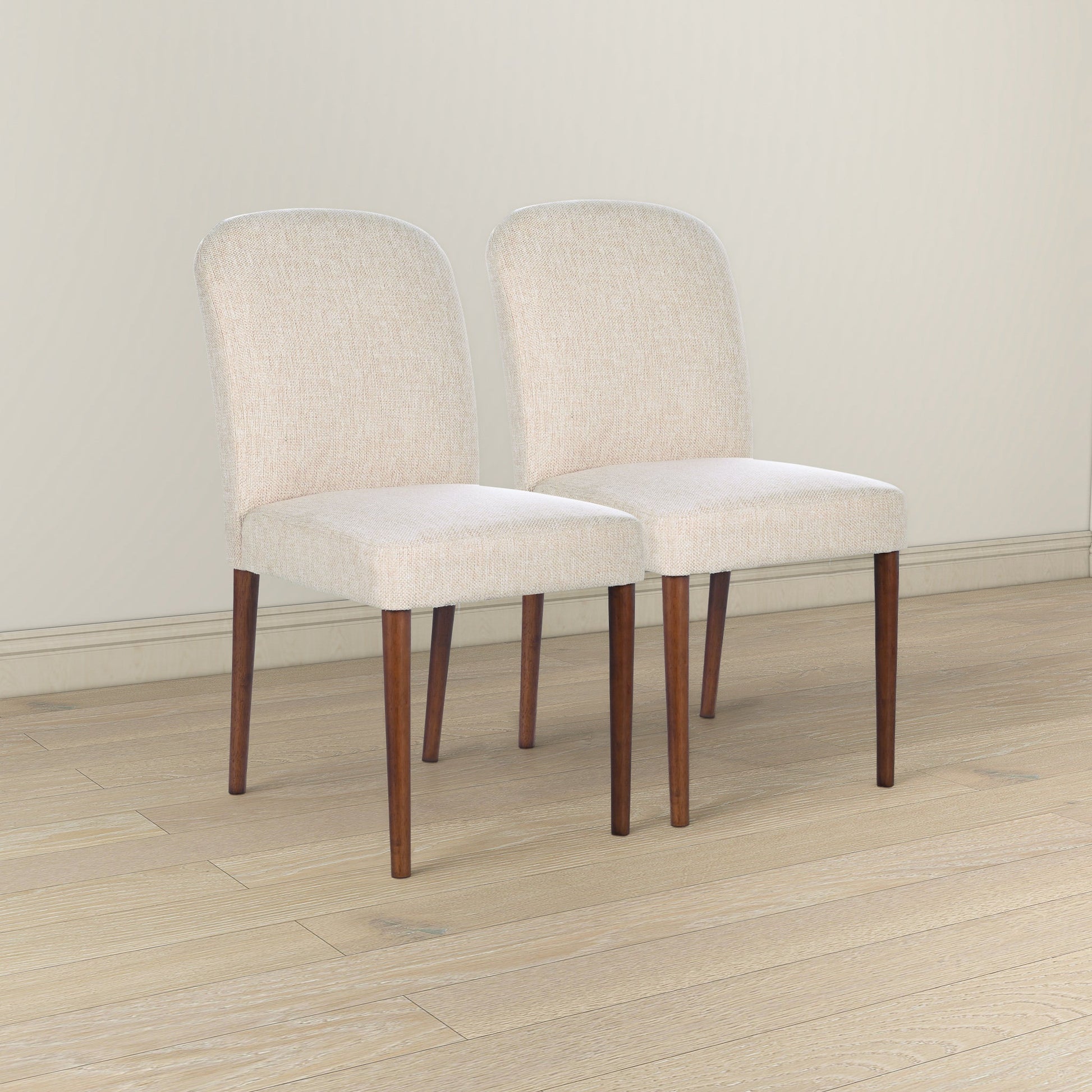 Capri Modern Dining Chair | Fashionable Performance Fabric and Solid Wood Frame