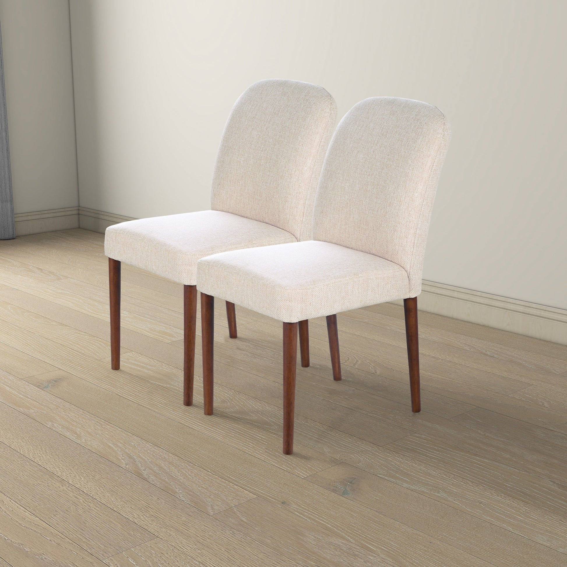 Capri Modern Dining Chair | Fashionable Performance Fabric and Solid Wood Frame
