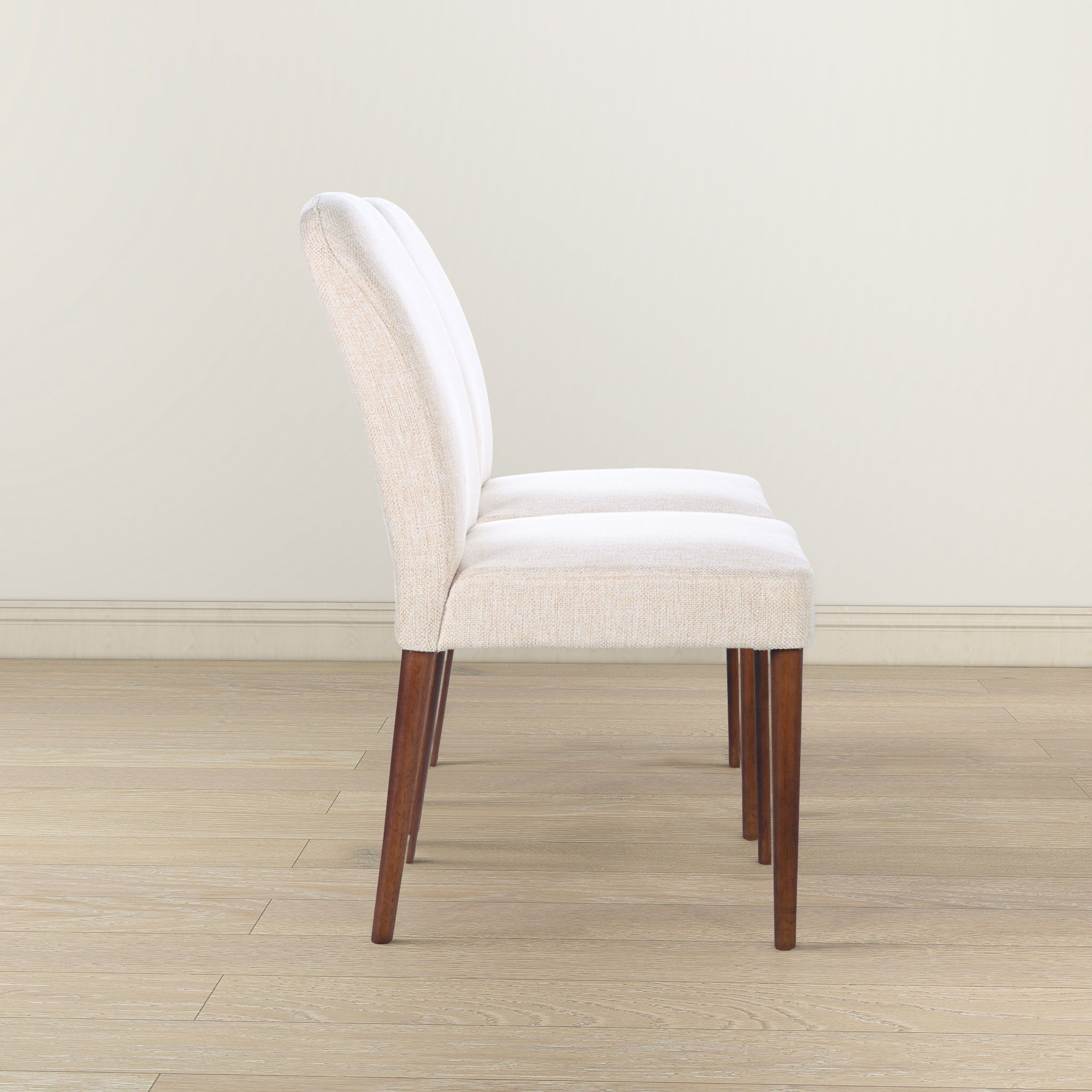 Capri Modern Dining Chair | Fashionable Performance Fabric and Solid Wood Frame