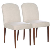 Capri Modern Dining Chair | Fashionable Performance Fabric and Solid Wood Frame