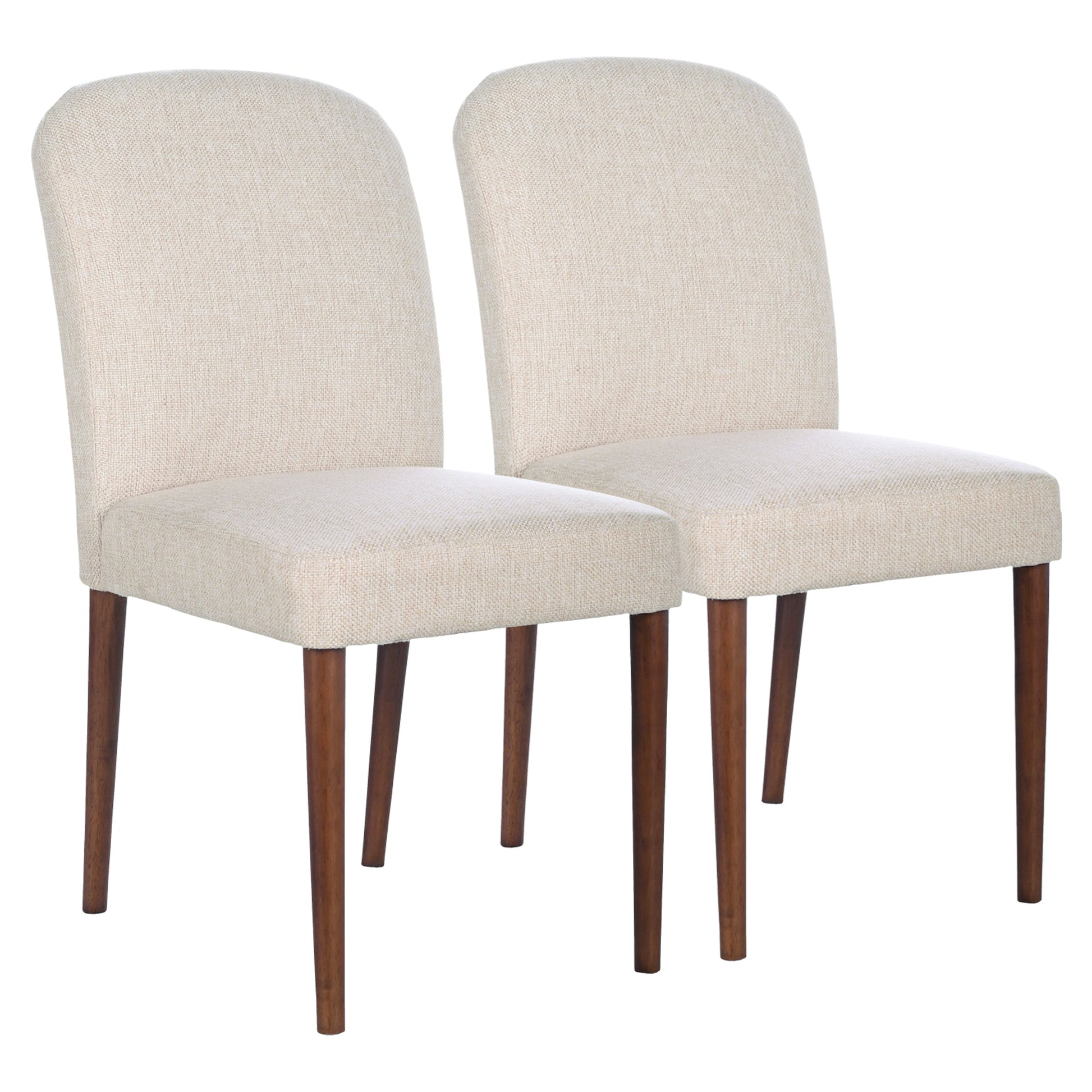 Capri Modern Dining Chair | Fashionable Performance Fabric and Solid Wood Frame