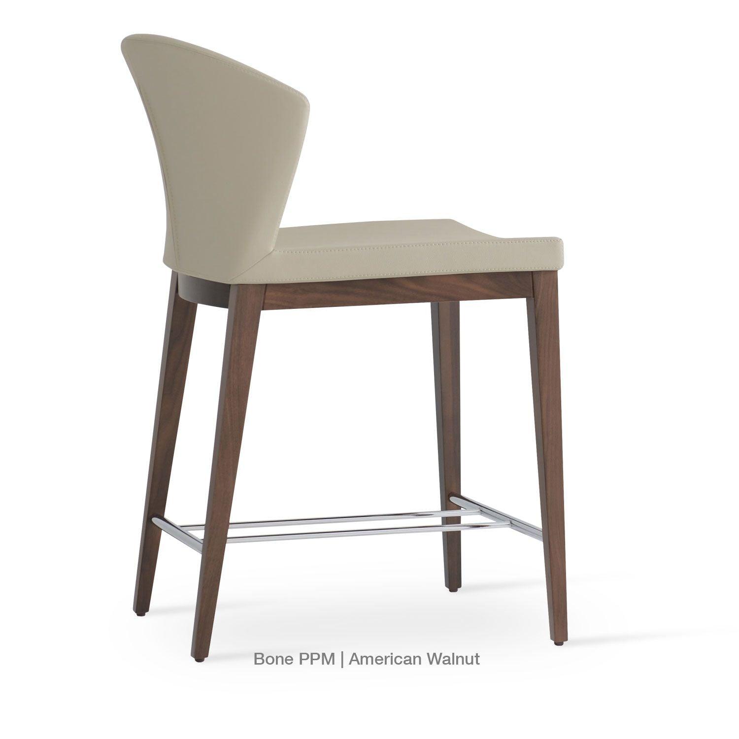 CAPRI WOOD LOW BACK STOOL