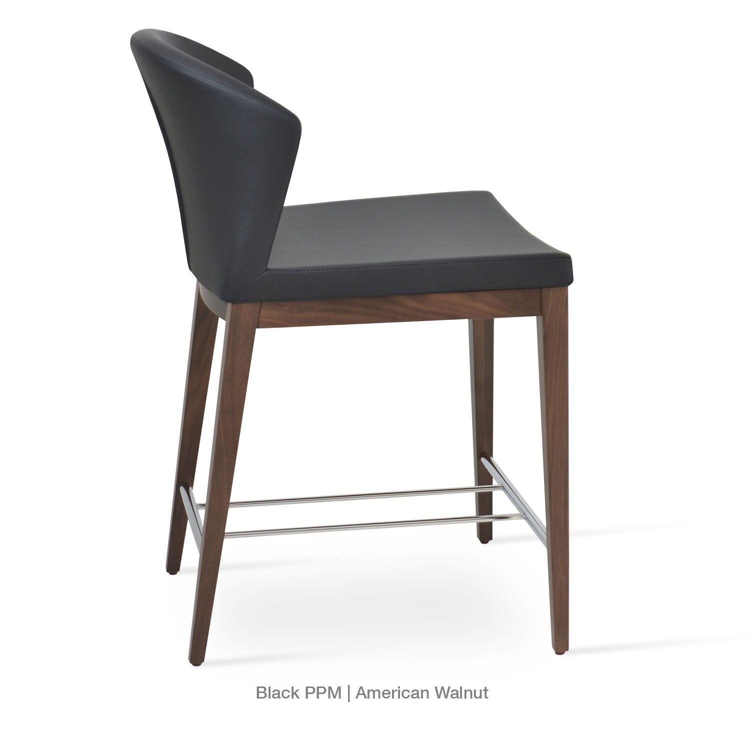CAPRI WOOD LOW BACK STOOL