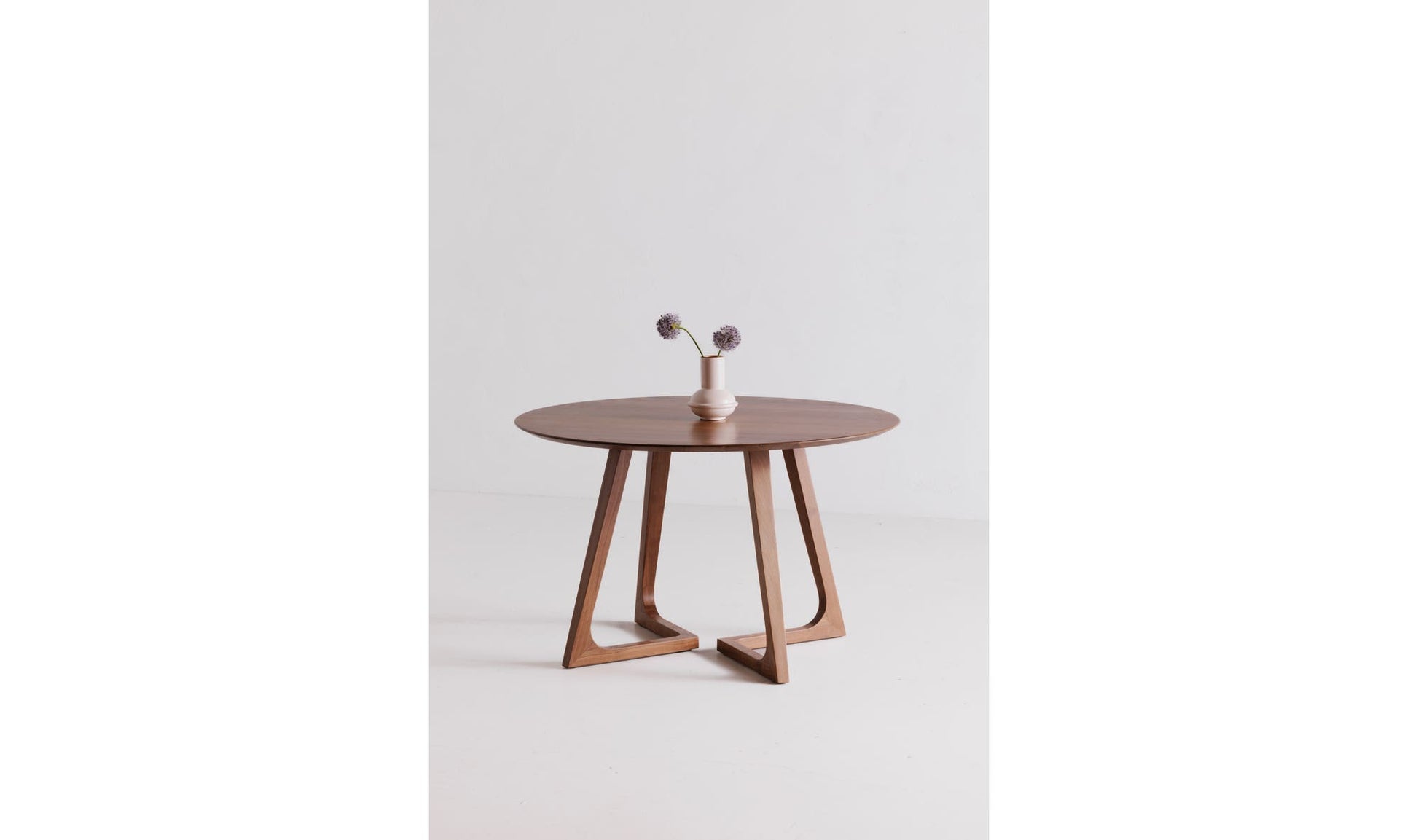 Godenza Round Dining Table Walnut by Moe's Home Collection - view 7