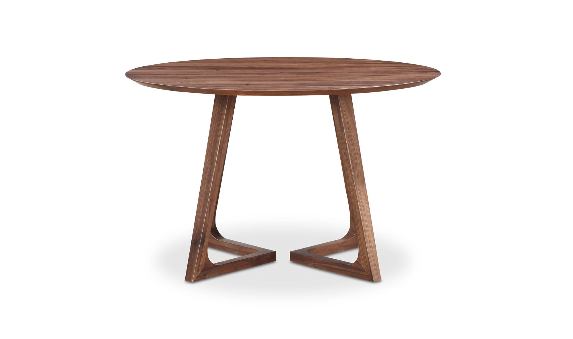 Godenza Round Dining Table Walnut by Moe's Home Collection - view 6