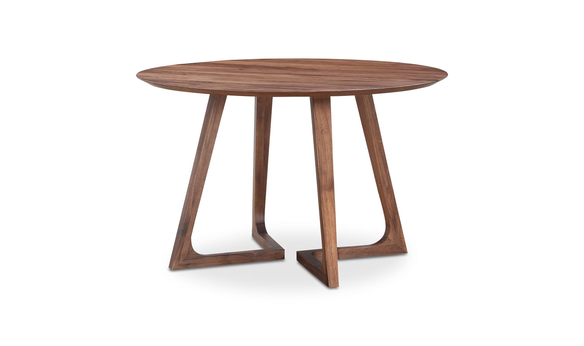 Godenza Round Dining Table Walnut by Moe's Home Collection - view 10