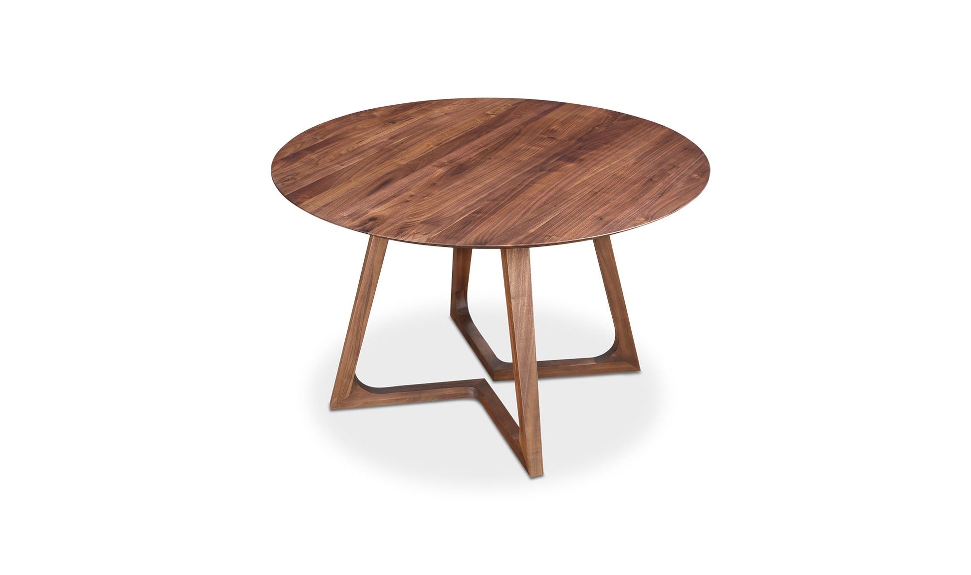 Godenza Round Dining Table Walnut by Moe's Home Collection - view 11