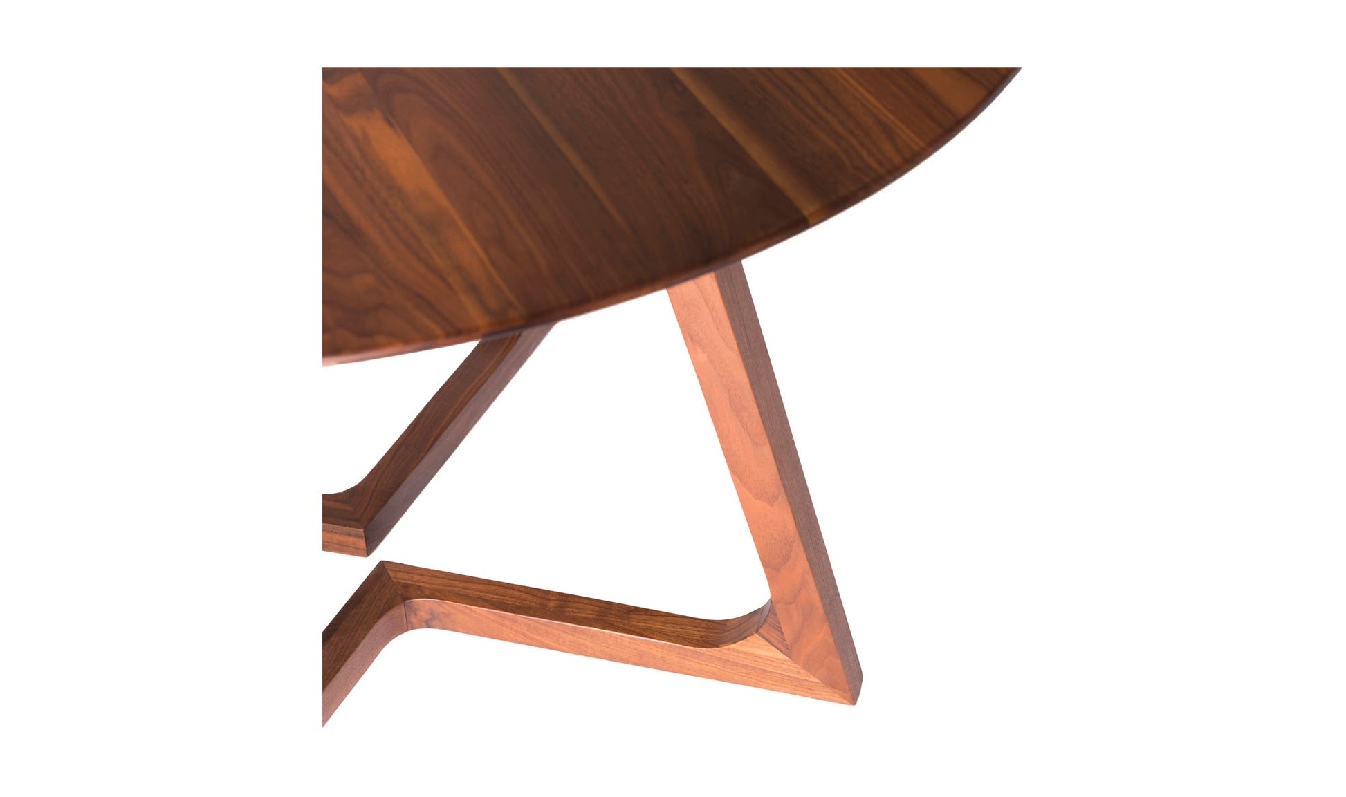 Godenza Round Dining Table Walnut by Moe's Home Collection - view 12