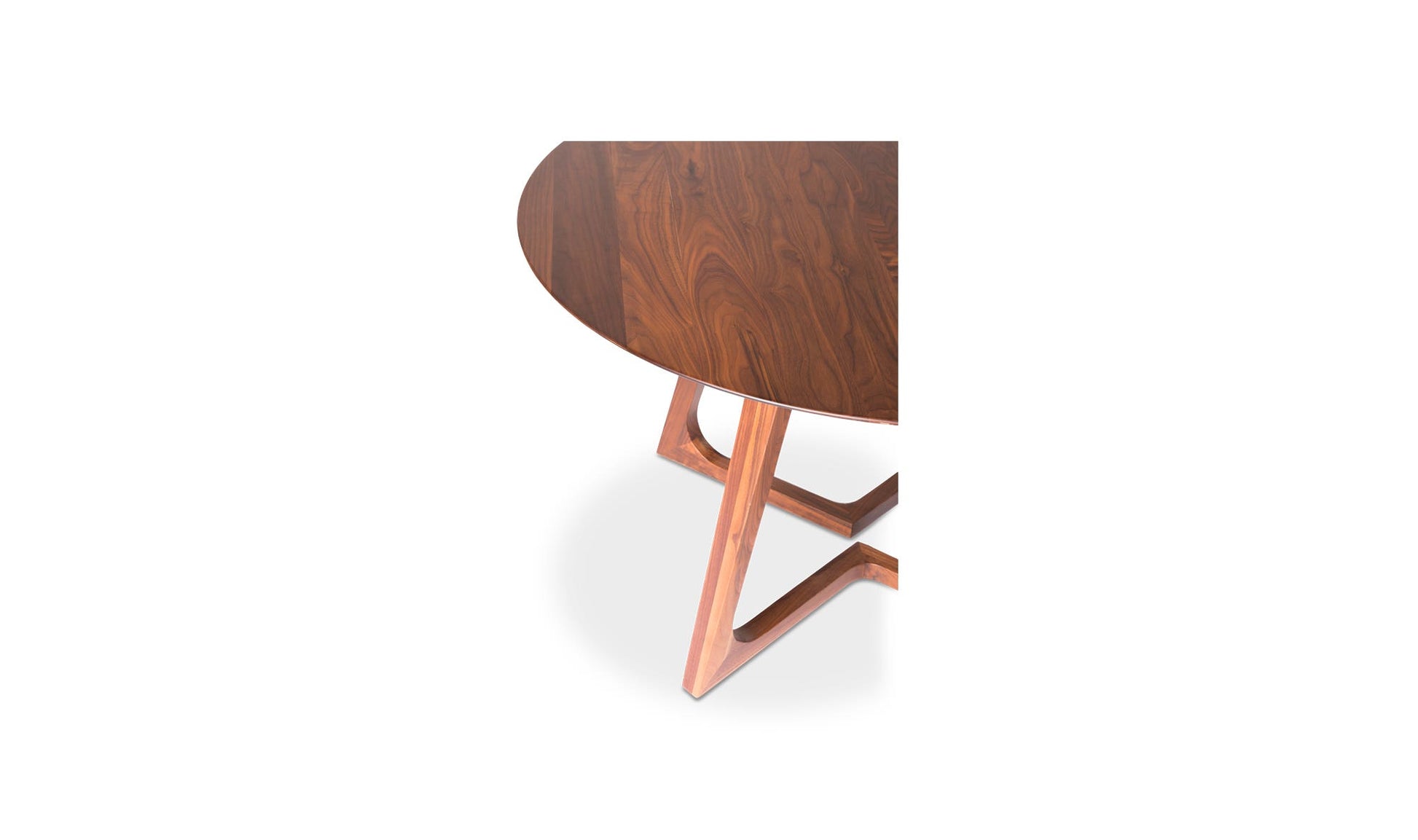Godenza Round Dining Table Walnut by Moe's Home Collection - view 13