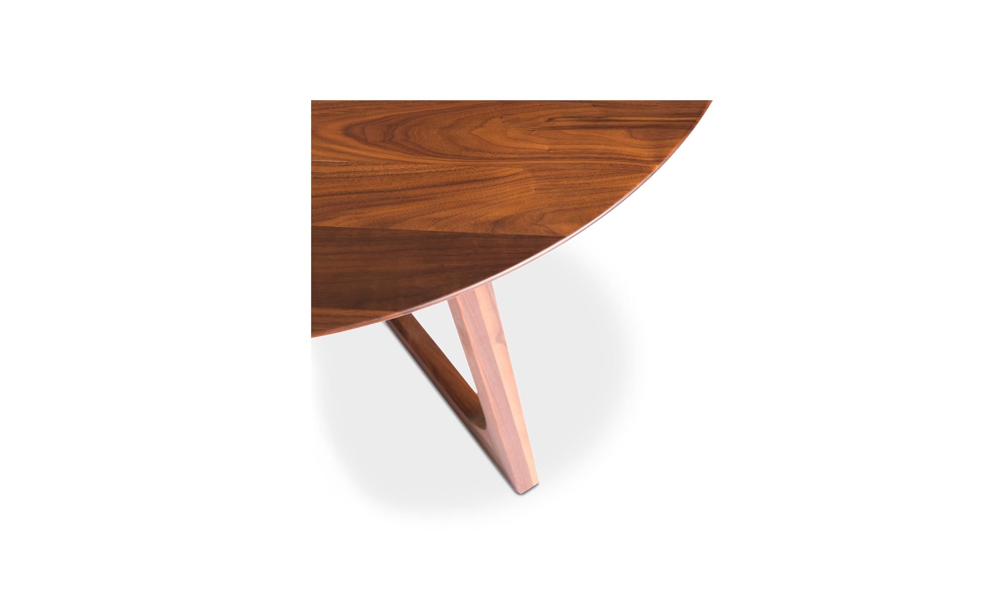 Godenza Round Dining Table Walnut by Moe's Home Collection - view 14