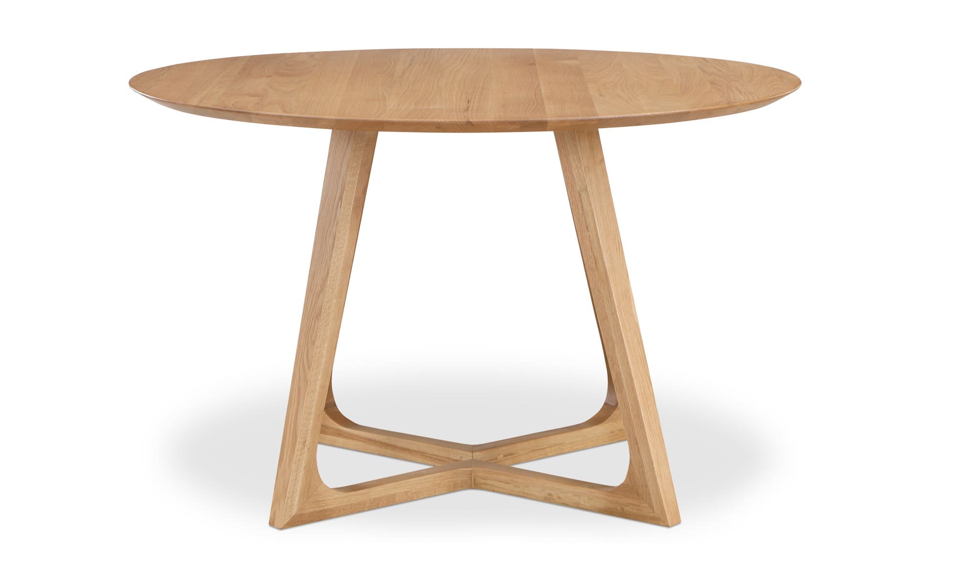 Godenza Round Dining Table Natural Oak by Moe's Home Collection - view 10