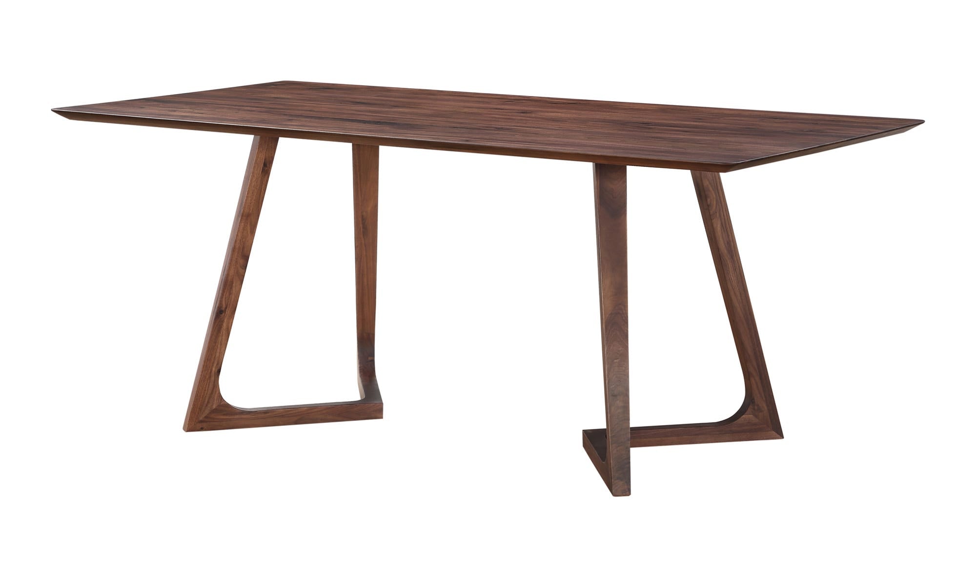 Godenza Rectangular Dining Table Walnut by Moe's Home Collection - view 9