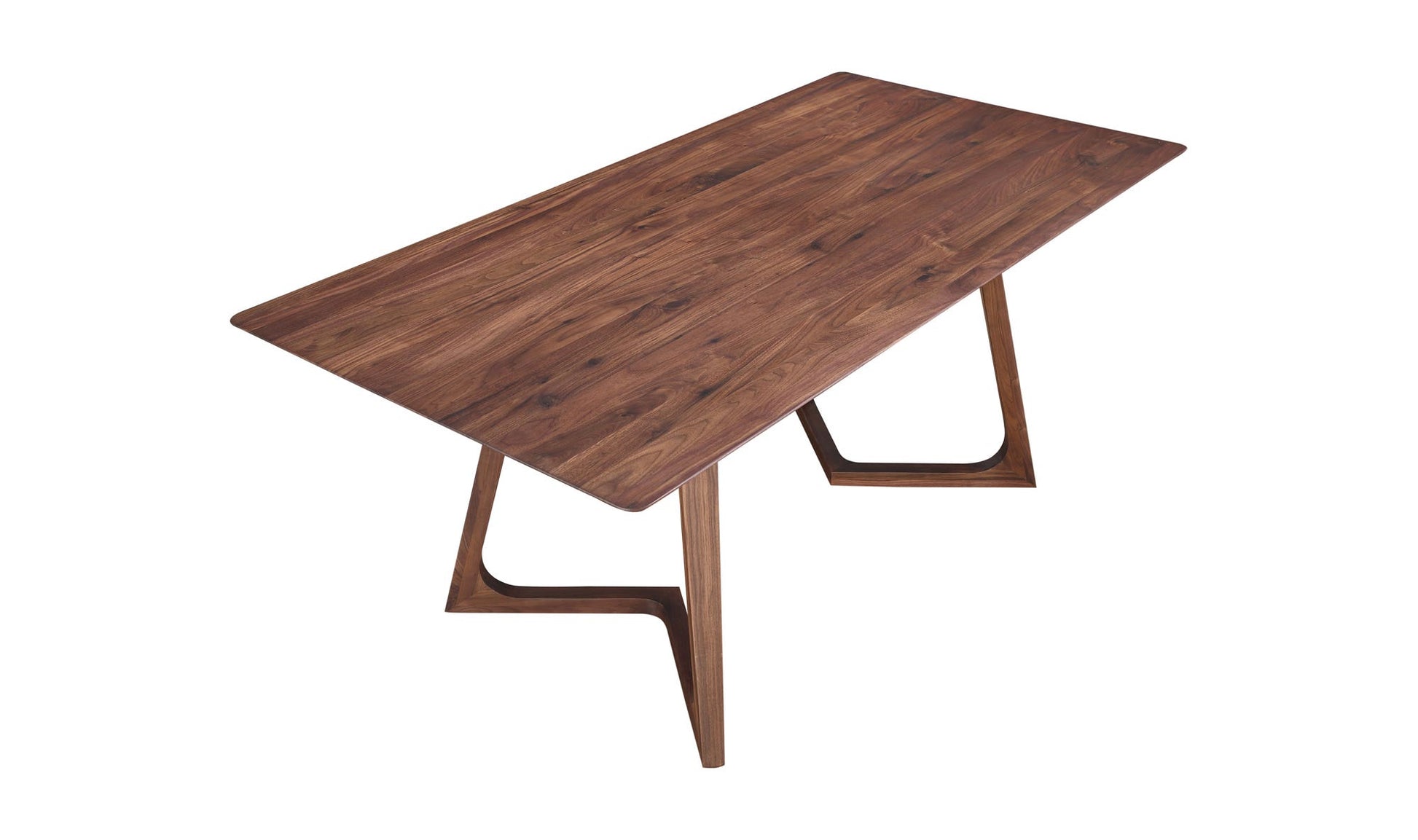 Godenza Rectangular Dining Table Walnut by Moe's Home Collection - view 10