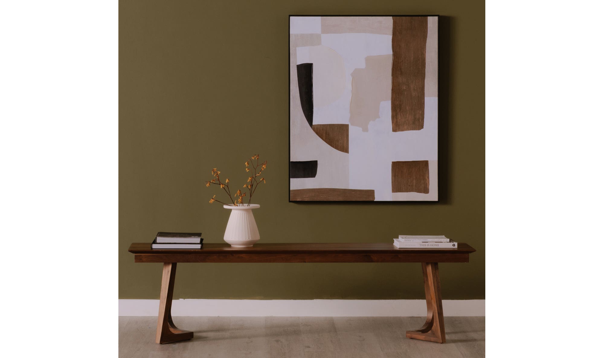 Godenza Bench Brown by Moe's Home Collection - view 6