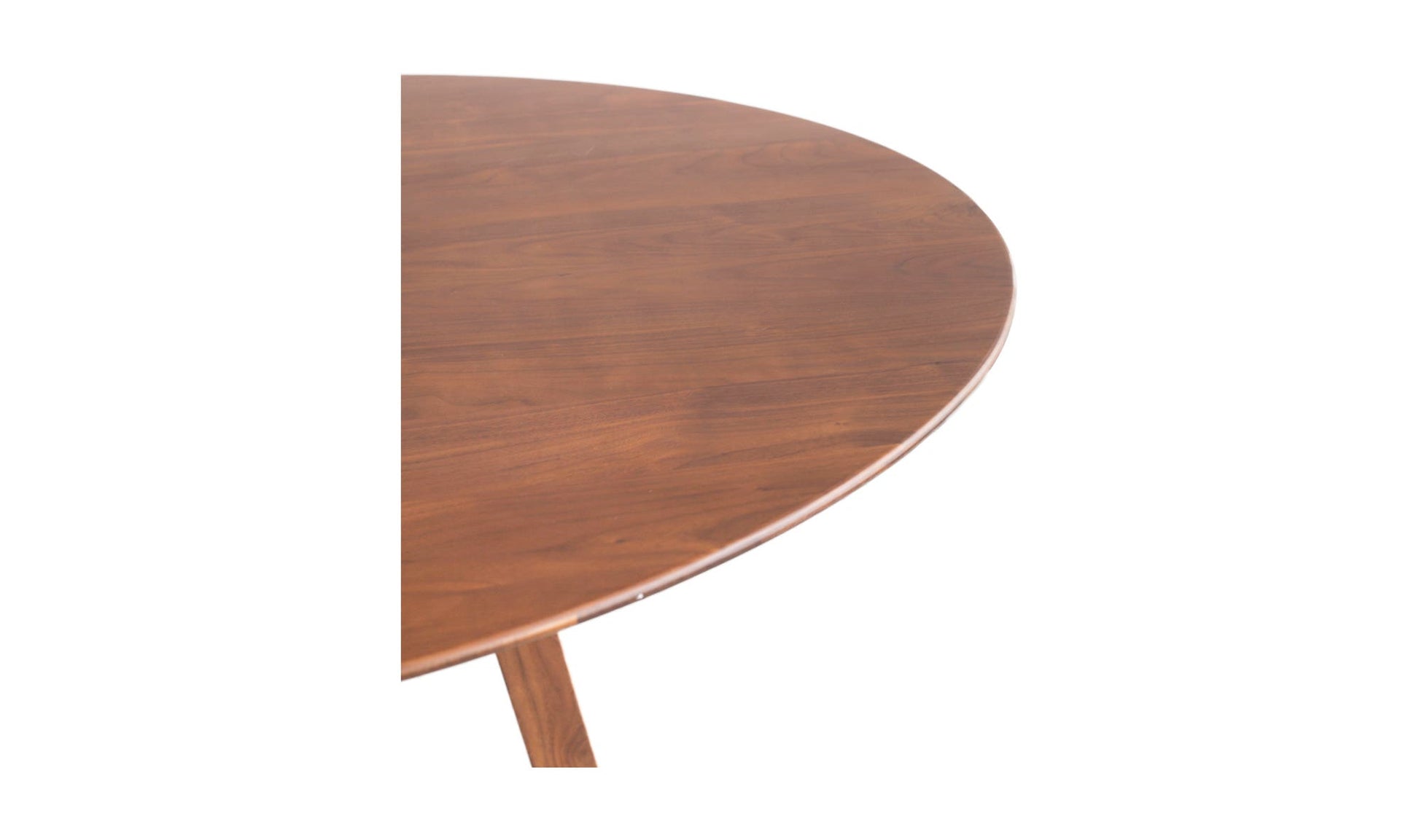 Aldo Round Dining Table Walnut by Moe's Home Collection - view 7