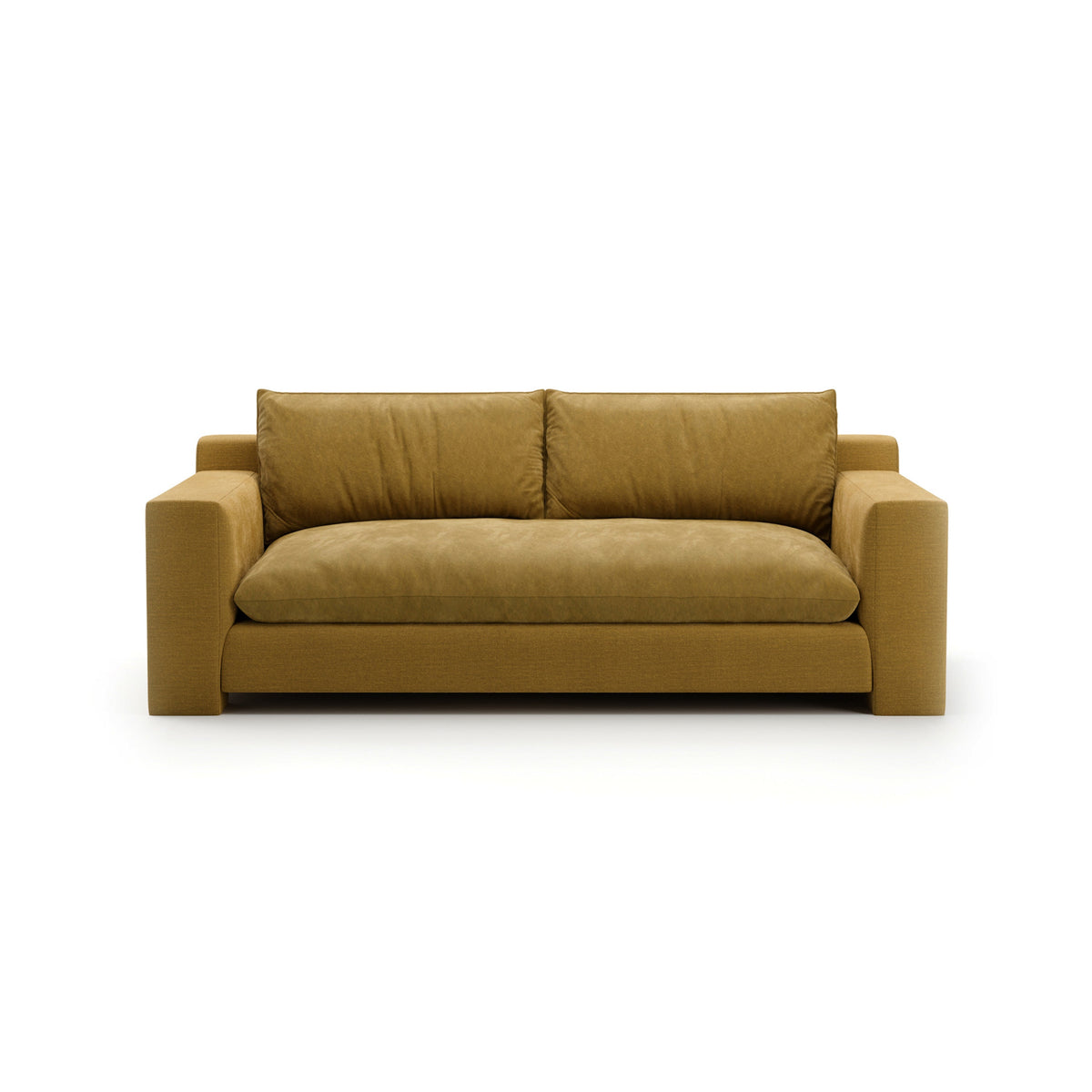Devon Sofa Camel Knife Edge 84" by Caracole