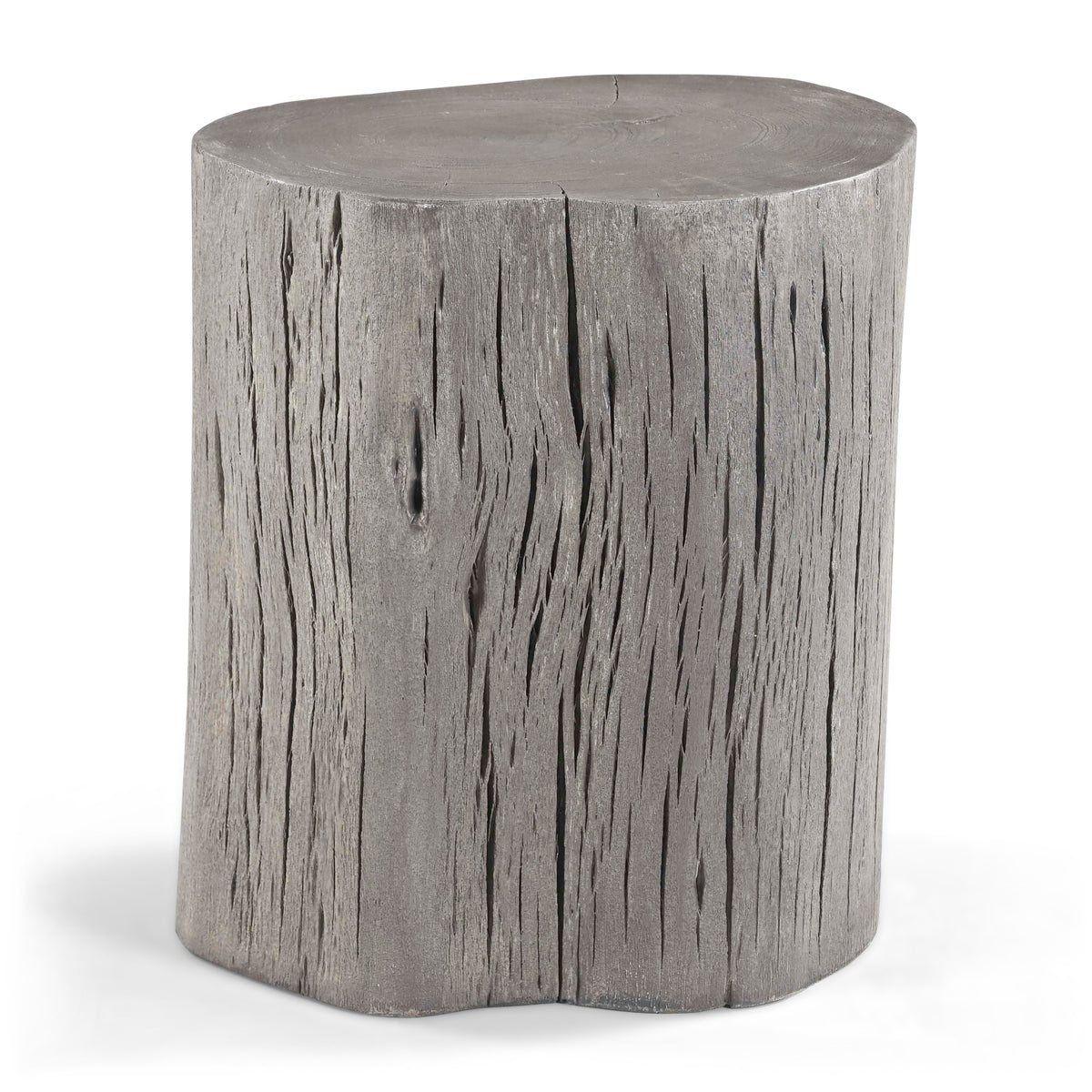 Brooks Solid Wood Stump - Sandblasted Grey by Urbia - product view
