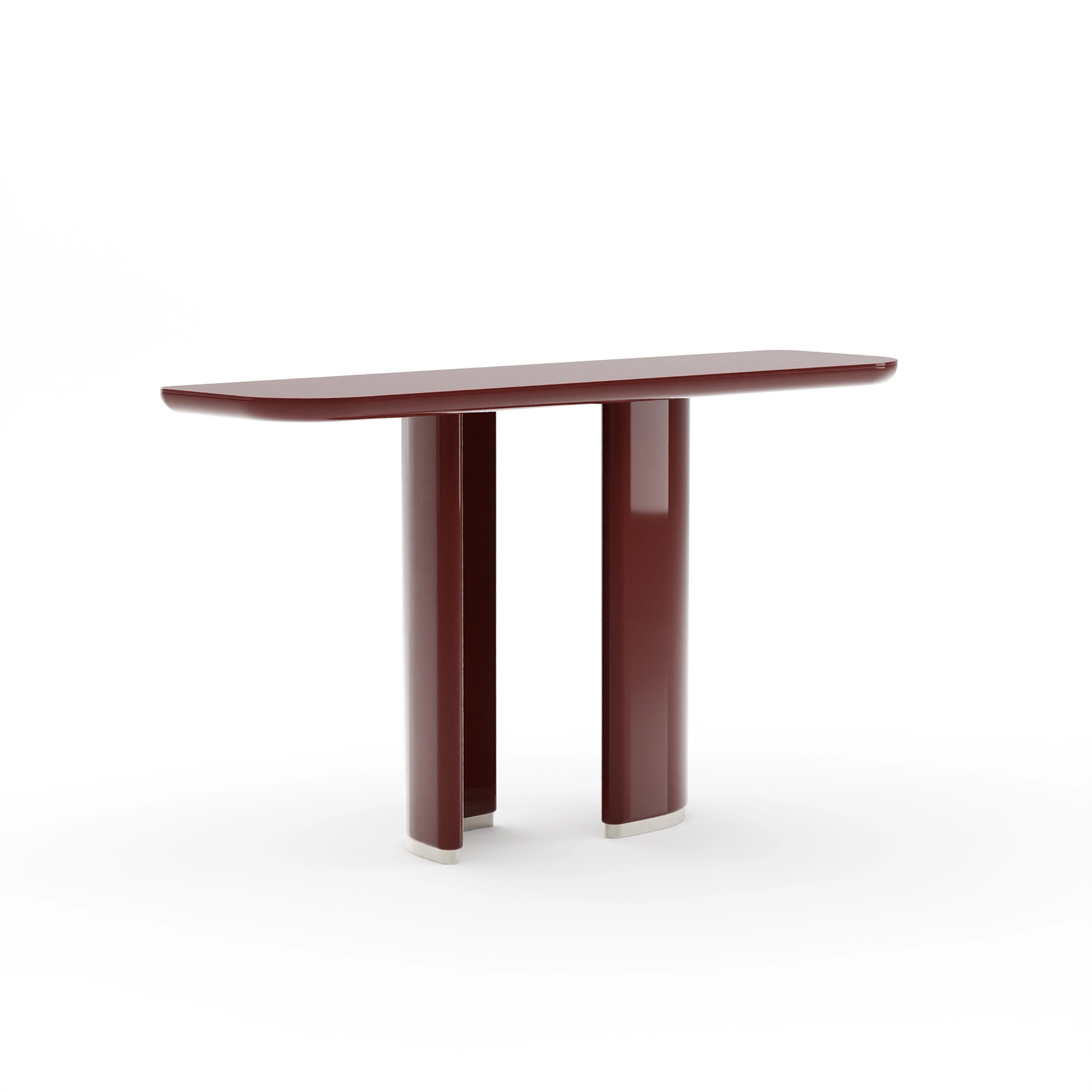 Tobie Console - Rouge Soft Silver Paint Console Table 60" by Caracole - view 2