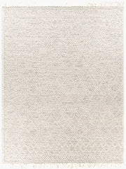Casa DeCampo Black/Ivory Handmade Rug - 2'6" x 10'