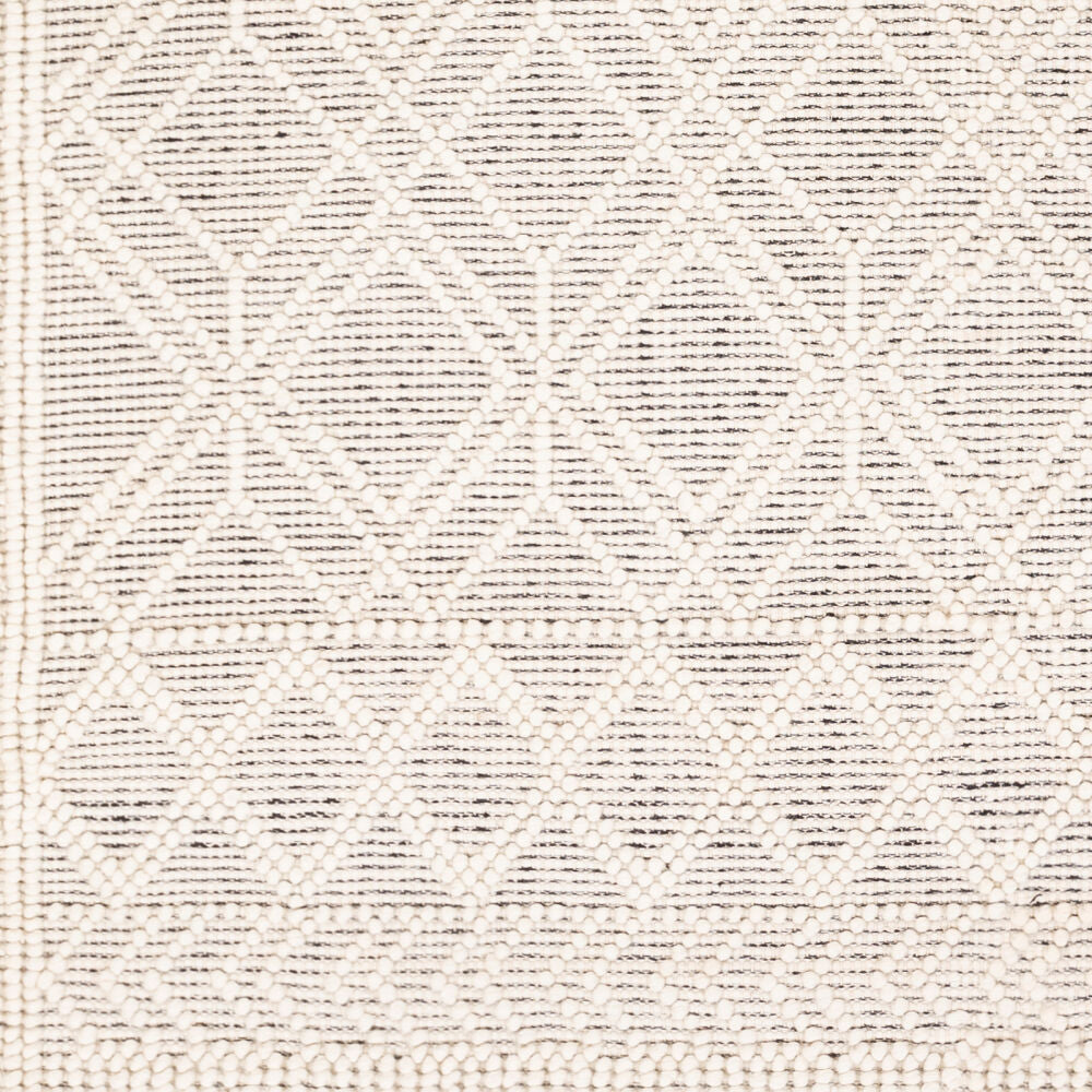 Casa DeCampo Black/Ivory Handmade Rug - swatch