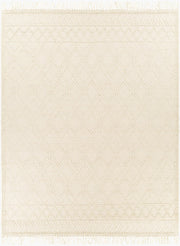 Casa DeCampo Ivory/Light Beige Handmade Rug - 27" x 45"